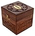 SAAGA Wooden Money Bank with Coin Slot for Kids and Adults / Handmade : 4x4x4 inches (LxBxH) Christmas Gifts / Holiday