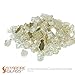 Golden Flame Fire Glass for Fire Pit, 20lb - 1/2