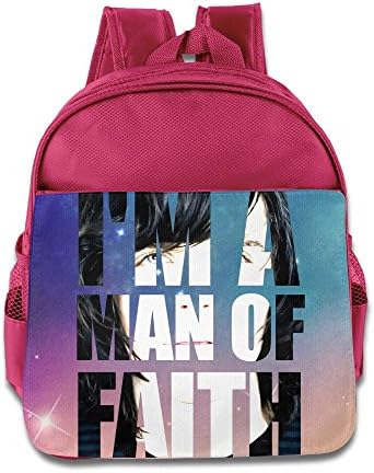 Poursoi Onision I Am A Man Of Faith Kid's School Backpack Pink