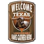 Texas Longhorns Wood Sign