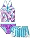 ZeroXposur Big Girls' Jenga 2 Piece Swim with Short