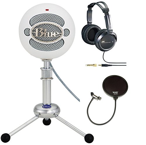 Blue microphones snowball usb microphone (textured whit…