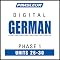 German Phase 1, Unit 26-30: Learn to Speak and Understand German with Pimsleur Language Programs