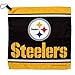 NFL Pittsburgh Steelers Waffle Golf Towel with Loop and Carabiner, 13 x 13-Inch