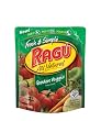 Ragu Fresh & Simple Pasta Sauce, Garden Veggie, 13.5-Ounce Microwavable Pouches (Pack of 6)