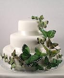 Beautiful Butterfly Cake Sets - Garden Charm Green