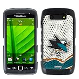 San Jose Sharks - Away Jersey design on BlackBerry Torch 9850 9860 Hard Case