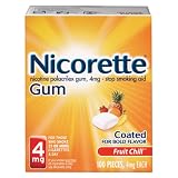 Nicorette Gum 100-pk. - Fruit (4 mg)