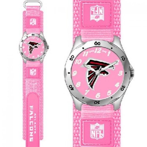 NFL Jugend- / Damen- Armbanduhr PINK Atlanta Falcons
