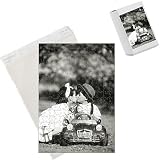 Jigsaw Puzzle of Children - kiss in toy car from Ardea'