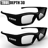 True Depth 3D DLP-LINK Rechargeable 3D Glasses (2 Pairs)