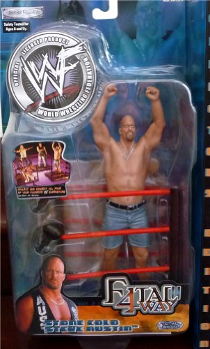 Stone Cold Steve Austin WWE WWF Fatal 4-Way 2 Toy Figure
