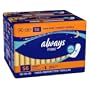 Always Maxi Pads - Overnight without Wings, Unscented, 56-count Packages (Pack of 2)