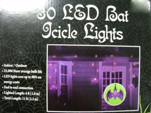30 LED Bat Icicle Lights