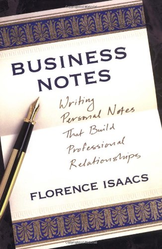 Business Notes: Writing Personal Notes That Build 