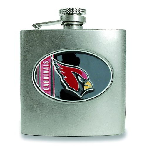 NFL Arizona Cardinals Stainless Steel Hip Flask 6oz