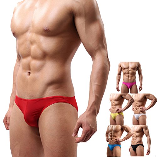 HP95(TM)Men's Bikini Underwear,Ultra-Thin Breathable Boxers Bulge Shorts Briefs