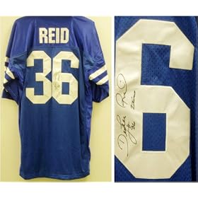 Buy Dexter Reid Autographed Hand Signed Custom Blue Jersey