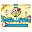 Earth's Best TenderCare Chlorine Free Diapers, Size 3,  16-28 Pounds, (Case of 140)