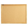 Quartet Cork Bulletin Boards, 18 x 24 Inches, Oak Finish Frame (301)