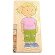 Beleduc Girl Five Layer Body Puzzle by Hape