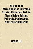 Villages and Municipalities in Brezno District: Nemecka, Osrblie, Ierny Balog, Telgart, Pohorela, Podbrezova, Myto Pod Umbierom Myto