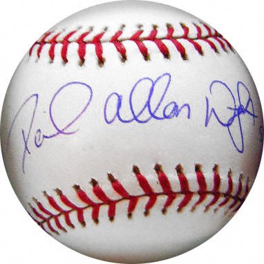 David Wright Autographed Baseball with Full Name Inscription