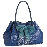 Chocolate Lesley E/W Bow Tote