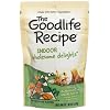 The Goodlife Recipe Indoor Wholesome Deligts Salmon & Garden Greens Flavor Treats for Cats, 3-Ounce Pouches (Pack of 12)