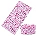 SmilerSmile 6pcs Assorted Seamless Outdoor Sport Bandanna Headwrap Scarf Wrap, 12 in 1 High Elastic Magic Headband & Collars Muffler Scarf Face Mask with UV Resistance, (Mix&Match A)