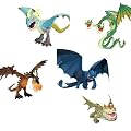 Dreamworks Drachenz�hmen leicht gemacht alle 5 Drachen