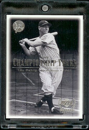 2000 Upper Deck Yankees Legends # 67 Lou Gehrig New York Yankees Baseball Card