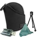 Accessory Power Camera Accessory Kit for Kodak PlaySport Pocket Video Camera - High-Density Neoprene Camera Case , 4-in-1 SD/SDHC Memory Card Reader, Mini Bendable Tripod and LCD / Lens Microfiber Cleaning Cloth