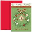 Holiday Birdhouse Holiday Cards -