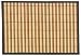 Split Bamboo Placemats Set of 6 with Leatherette Trim 19" x 13"