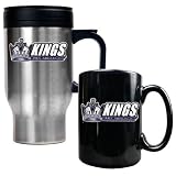 Los Angeles Kings NHL Travel Mug & Ceramic Mug Set