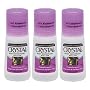 Crystal Body 30063 Crystal Body Deodorant, 2.25-Ounce Roll-Ons in 3-Count Packages (Pack of 2)