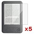 Skque Amazon Kindle 2 / 1 Generation LCD Screen Protector Cover x 5 Lot