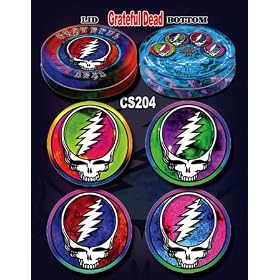 Grateful Dead 4-Piece Coaster Set w Tin by Grateful Dead