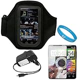 Durable Neoprene Exercise Sports Workout Armband with Adjustable Velcro Str ....