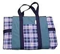 Tuffo Water-Resistant Outdoor Blanket (Green Plaid)