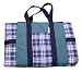 Tuffo Water-Resistant Outdoor Blanket (Green Plaid)