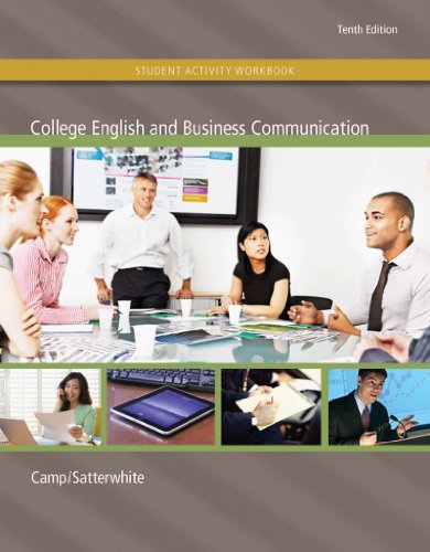 Student Workbook for College English and Business Communication