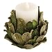 - Green Set/4 Artichoke Cndl Holdr