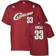 Cleveland Cavaliers Shaquille O'Neal Maroon Jersey T-Shirt