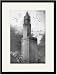 Black Framed/Matted Print 17x23, Woolworth Building