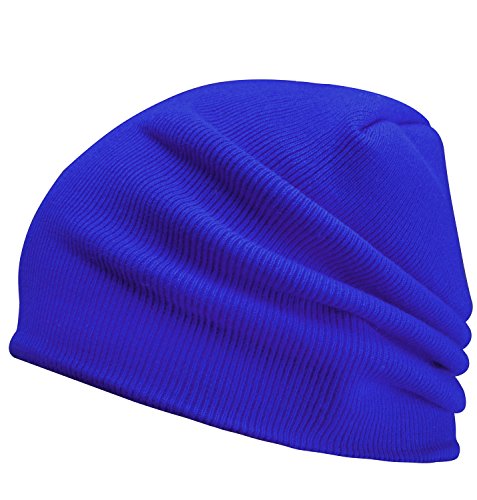 SUNNYTREE Long Cuff Knitted Beanie Cap Winter Hats for Men Ski Hat Caps