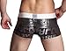 99extra Underwear Men's Tinsel Ice Silk Skinny Boxer Briefs