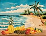 11x14 Art Tile - Beach Harvest