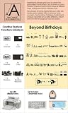 Provo Craft Cricut Beyond Birthdays Cartridge, 50 Assorted Words